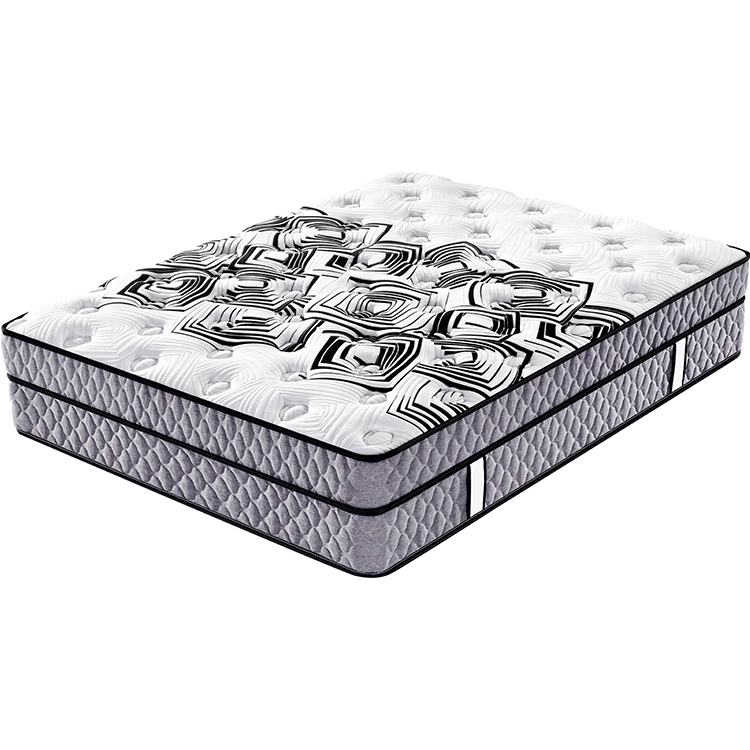 35cm 12 inch euro top hotel mattress wholesale spring mattress 1