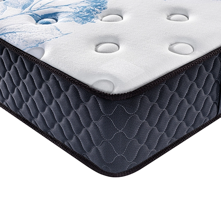 Deluxe Jacquard Stof Memory Foam Pocket Spring Matras 1
