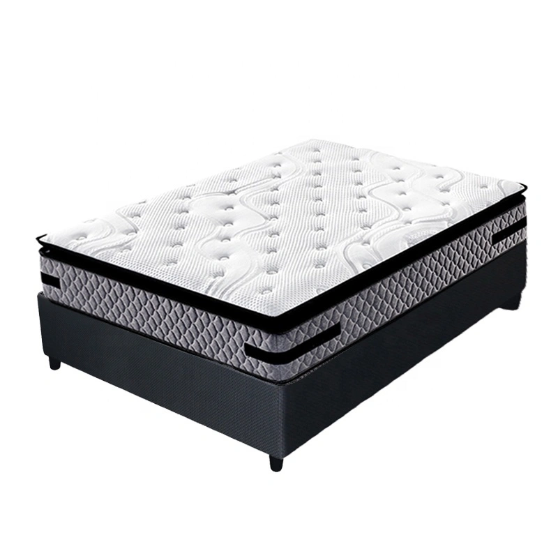 Perfect pillow top design king size spring mattress 1