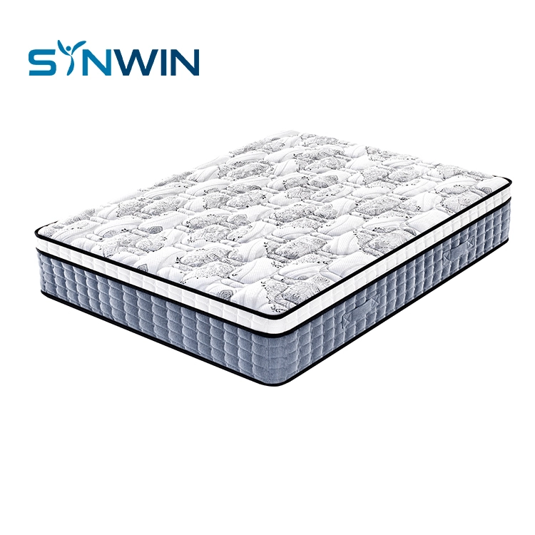 5 star hotel queen size memory foam pocket spring mattress 1