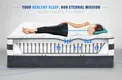 Australia hot design 23cm factory pocket spring mattress 3
