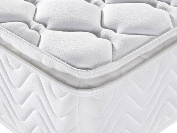 Plain design pocket spring super soft foam pillow top mattress 7