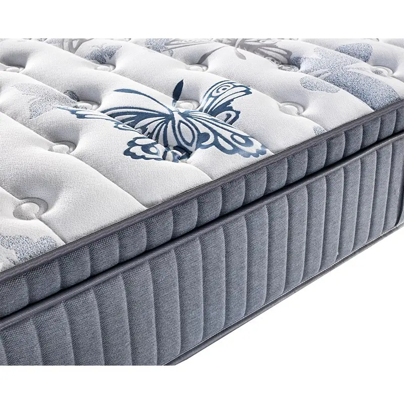 tight top pocket sprung mattress with memory foam top knitted fabric light-weight 5