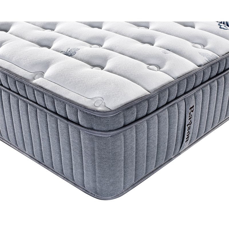 tight top pocket sprung mattress with memory foam top knitted fabric light-weight 17
