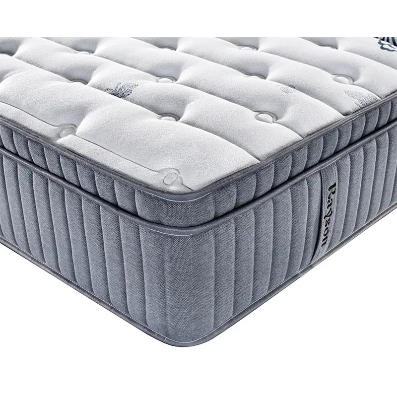 tight top pocket sprung mattress with memory foam top knitted fabric light-weight 4