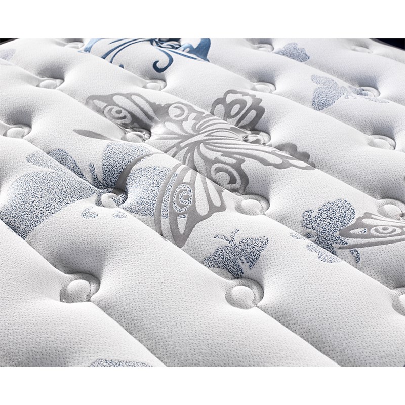 tight top pocket sprung mattress with memory foam top knitted fabric light-weight 16