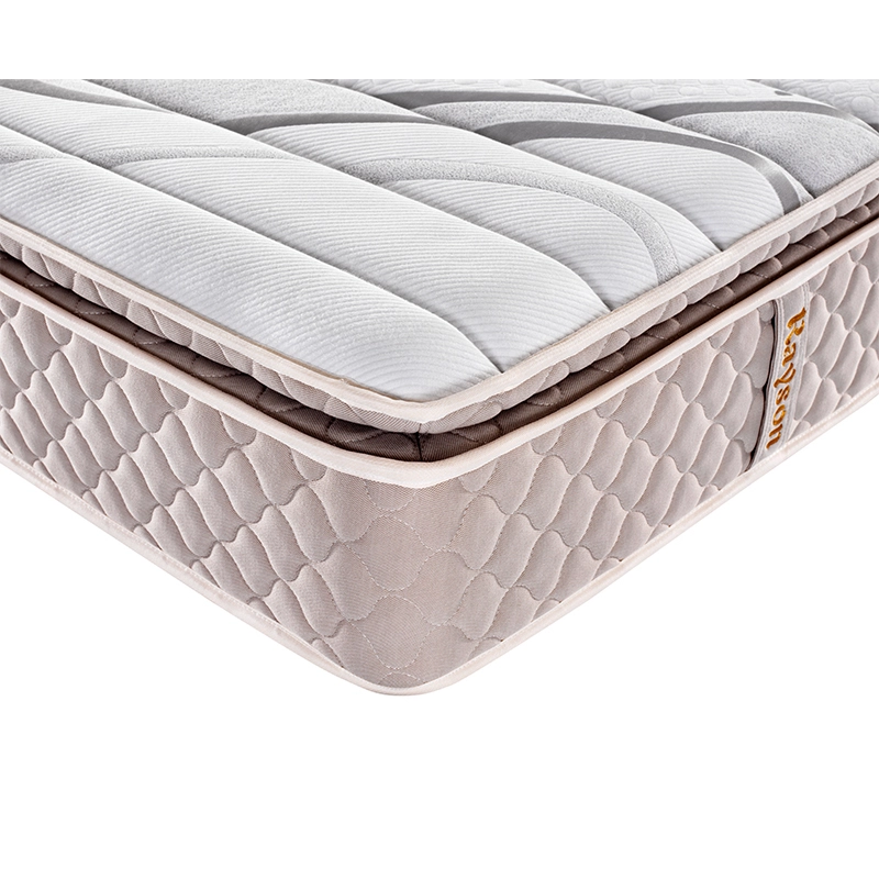 5-Zone Pillow top memory foam pocket spring coil mattress 1