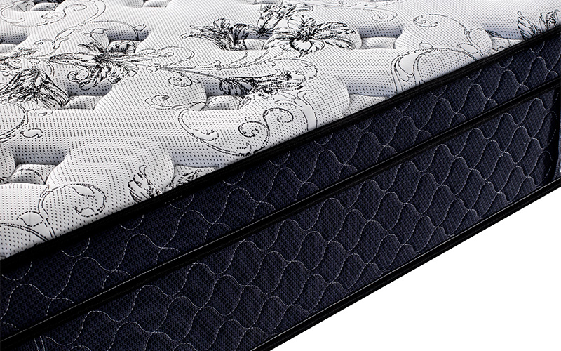 King size euro top foam compress pocket spring mattress wholesale 15
