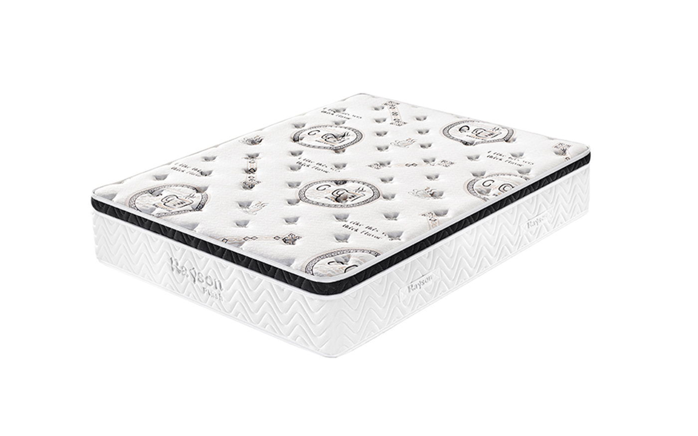 Euro top Latex memory foam spring comfort mattress whole sale 5
