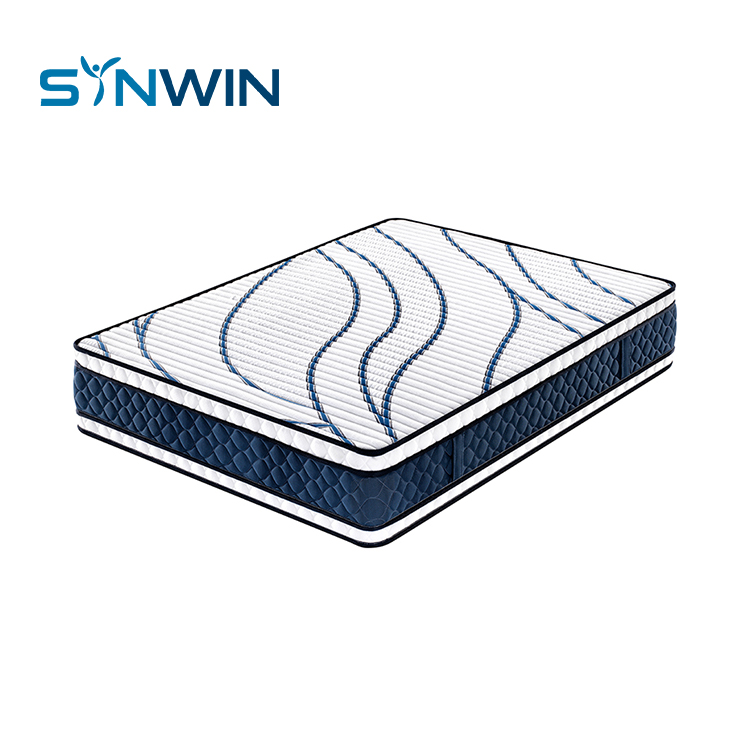 Saamgeperste topverkoper vou skuim omhulde sakspoel colchones gerolde sakveermatras 3