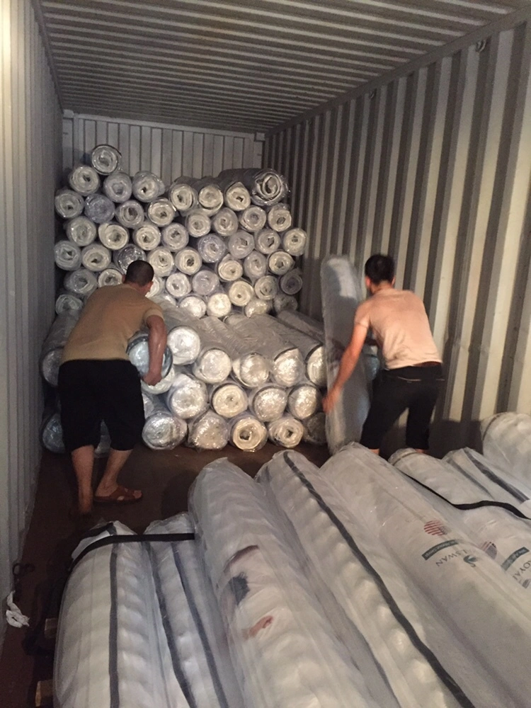 Roll mattress loading