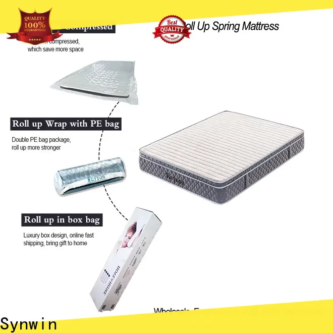 Synwin two sides rolled memory foam mattress top manufacturing 1