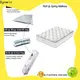 king size rolled foam mattress vacuum compressed for customization 1
