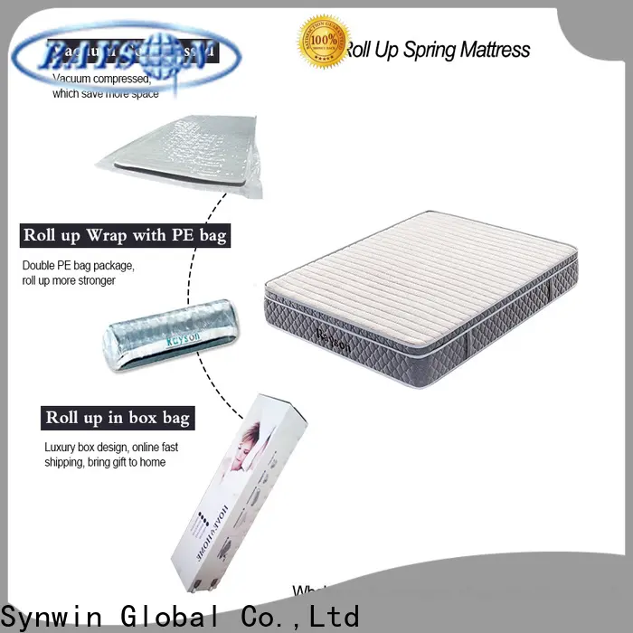two sides roll up bed mattress vacuum compressed for wholesale 1