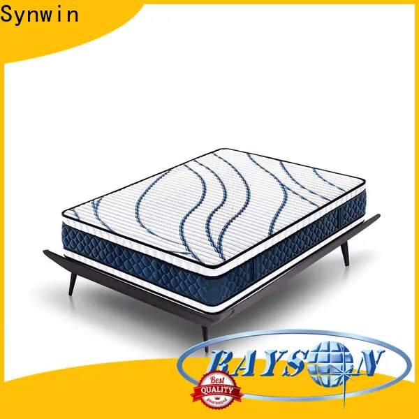 Synwin factory hotel luxury pocket spring double bed mattress with flower and leaves patten like in the forest9 1