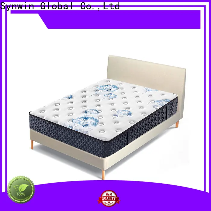 Synwin factory hotel luxury pocket spring double bed mattress with flower and leaves patten like in the forest13 1