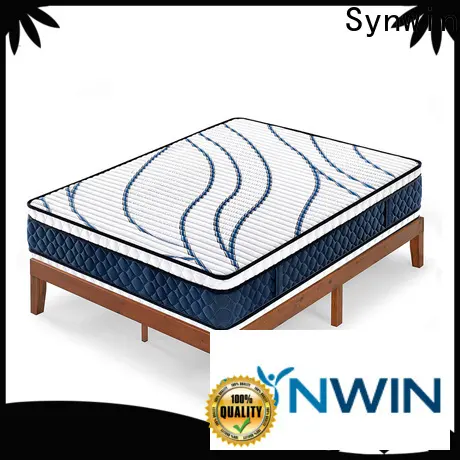 Synwin factory hotel luxury pocket spring double bed mattress with flower and leaves patten like in the forest19 1