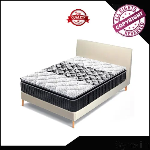 Synwin factory hotel luxury pocket spring double bed mattress with flower and leaves patten like in the forest24 1