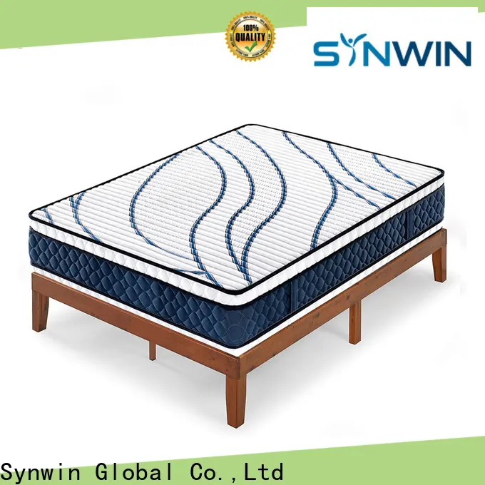 Synwin factory hotel luxury pocket spring double bed mattress with flower and leaves patten like in the forest35 1