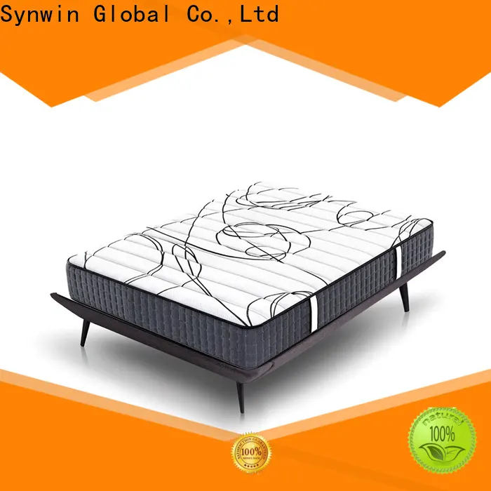 Synwin factory hotel luxury pocket spring double bed mattress with flower and leaves patten like in the forest38 1