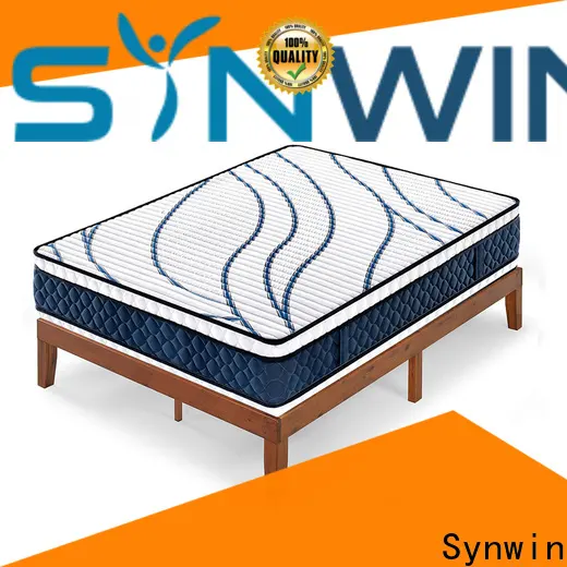 Synwin factory hotel luxury pocket spring double bed mattress with flower and leaves patten like in the forest40 1