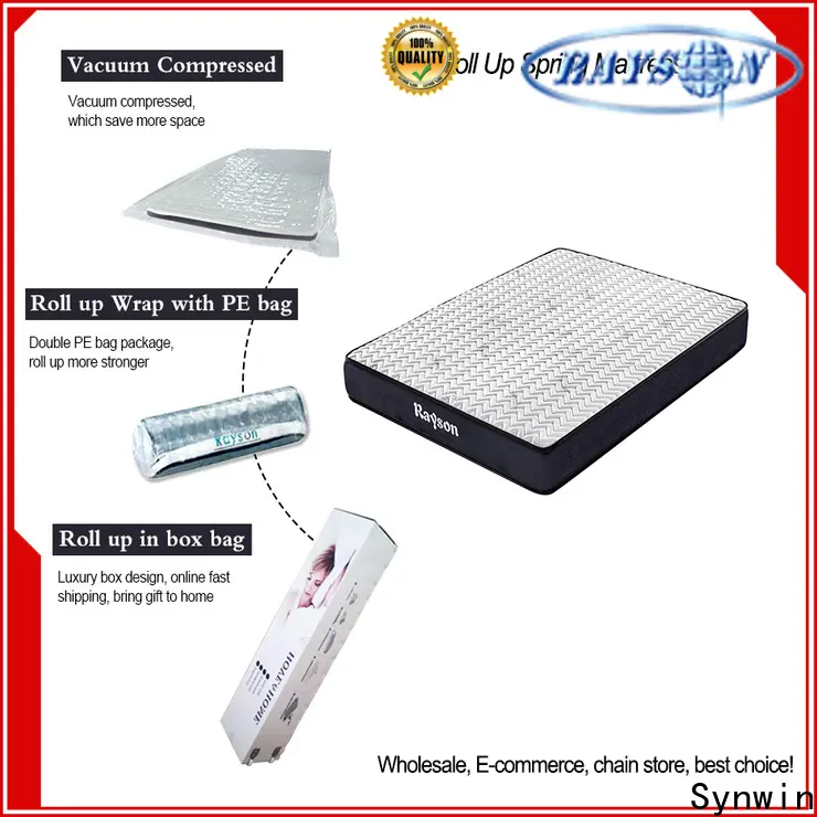 Synwin luxury roll up foam mattress oem & odm with pillow 1