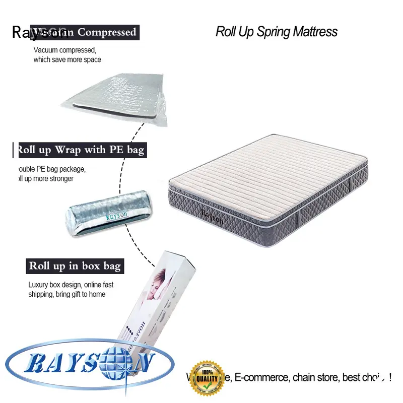 comfortable roll up bed mattress 25cm height vacuum compressed for wholesale 1