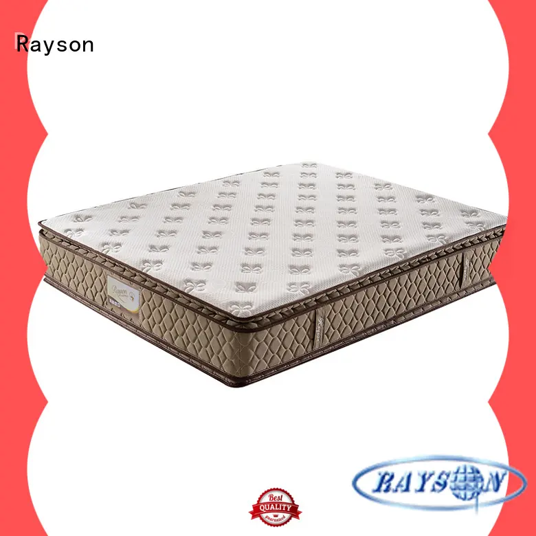 Double side pillow top 32cm 5 star hotel luxury spring mattress 1