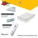 rolled twin size roll up mattress tight for sale Synwin 1