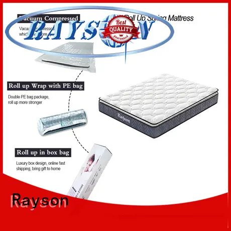 pillow top roll up double mattress Synwin manufacture 1