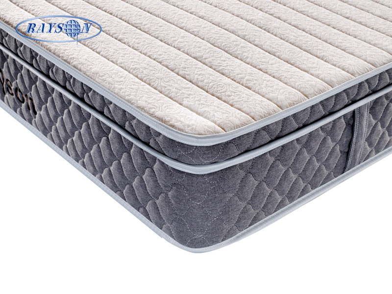 Roll up in box 10 inch pocket spring mattress Euro top rolled in a box wholesale Colchon matelas 7