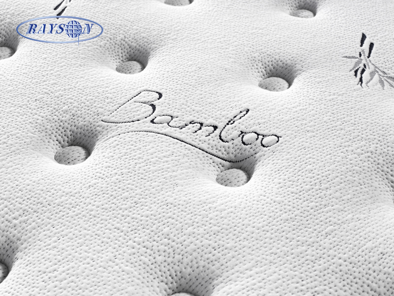એન્ટિ-માઇટ અને એન્ટિ-બેક્ટેરિયલ બેડરૂમ ગાદલું માટે બામ્બૂ ફેબ્રિક જેલ મેમરી ફોમ પોકેટ સ્પ્રિંગ બેડ ગાદલું 9