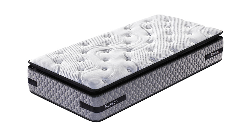 12-дюймовый гибридный матрас из виско-пены с 5 зонами карманного пружинного матраса в коробке со слоем пены с эффектом памяти 7