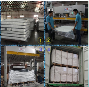 product-roll up comfort memory foam 3 zone pocket spring mattress in a box-Rayson Mattress-img-1