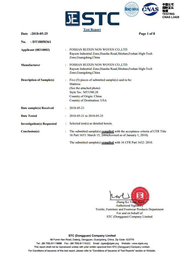 Rayson Mattress-Oem Spring Mattress Manufacturer Price List | Rayson Spring Mattress M-8