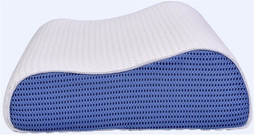 Wave Shape Anti-Bacteria Travel Memory Foam Neck Pilo 5