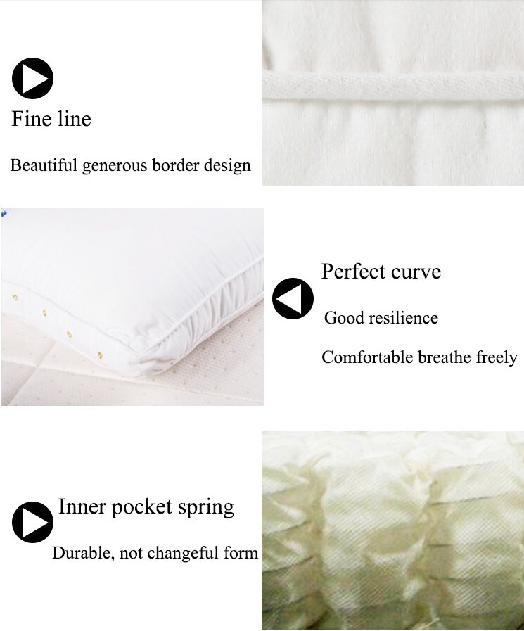 Rayson Mattress-Furniture bedroom Cervical Support Neck thai silk pillow case Cheap With Long Warran-8