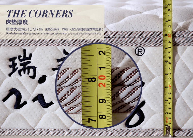 Rayson Mattress-Bed Mattress Types Elegant Latex Anti-Slip Mattress Pad China cheap twin mattress Bu-6