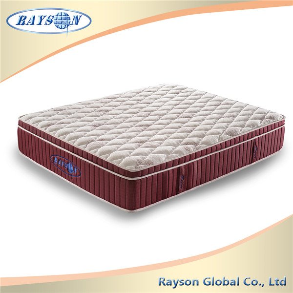 Rayson Mattress Pillow Top Visco Pocket Spring Unit Knitted Fabric Bedroom Mattress Other image10