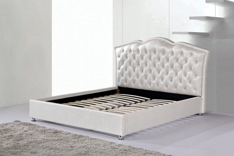 Custom Nice Stylish Customized Cheap Reinforced Bed Frame 4