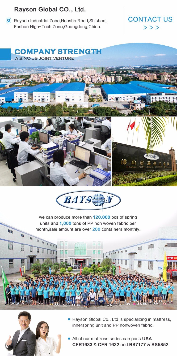 Rayson Mattress high quality best hotel mattress 2015 Supply 20