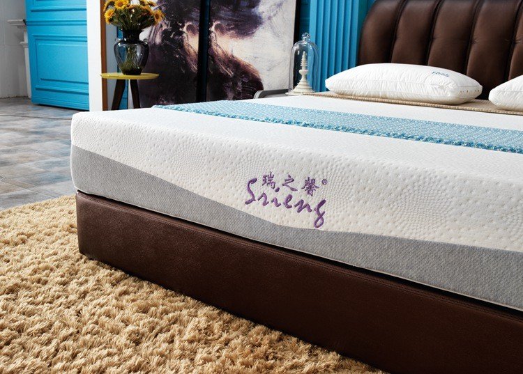 中國進口好價格豪華記憶泡棉凝膠海綿床墊 6