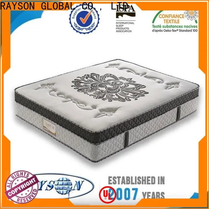 Rayson Mattress Wholesale pocket spring mattress with memory foam topper Suppliers 1