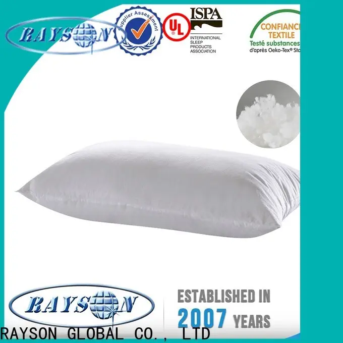 Rayson Mattress Wholesale pink pillow stuffing Suppliers 1