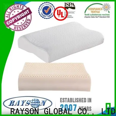 Rayson Mattress high quality zoned talalay latex pillow manufacturers 1
