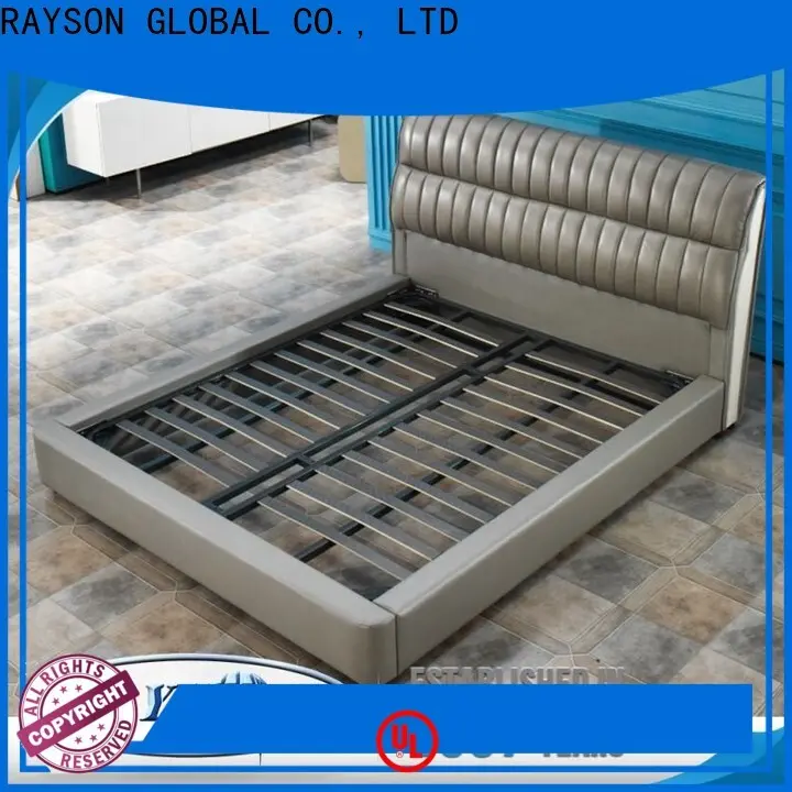 Best wooden bed base without headboard high grade manufacturers 1