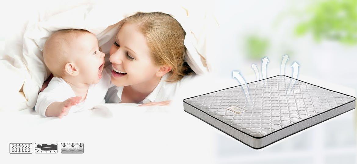 Rayson Mattress-Flexible Tricot Fabric Bonnell Spring Mattress Customized bonnell spring mattress pr