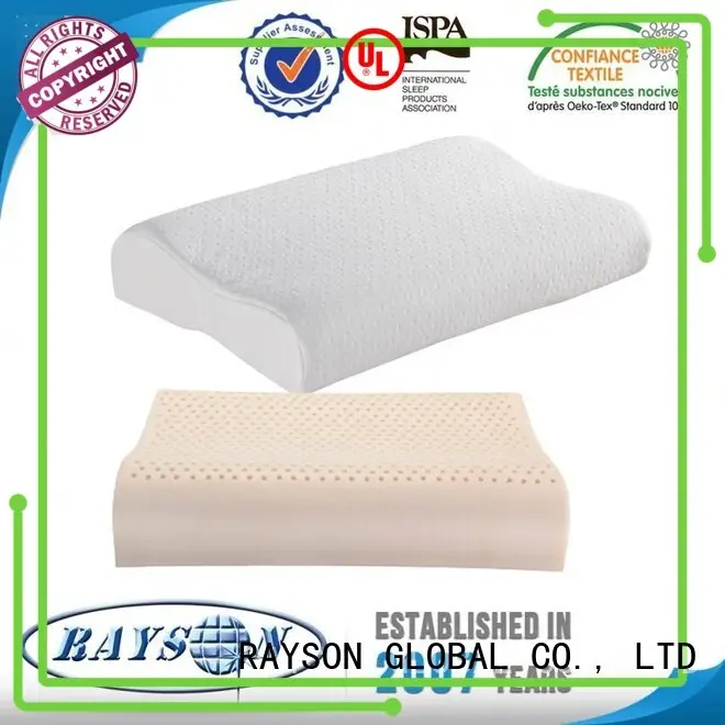 Rayson Mattress high quality organic memory foam pillow Suppliers 1