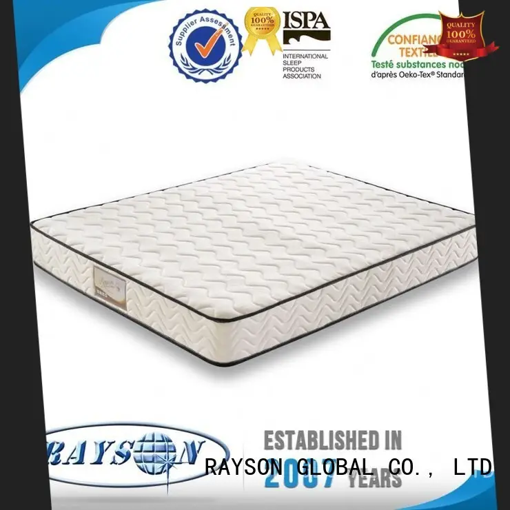 Rayson Mattress rolled pocket sprung double mattress best price manufacturers 1