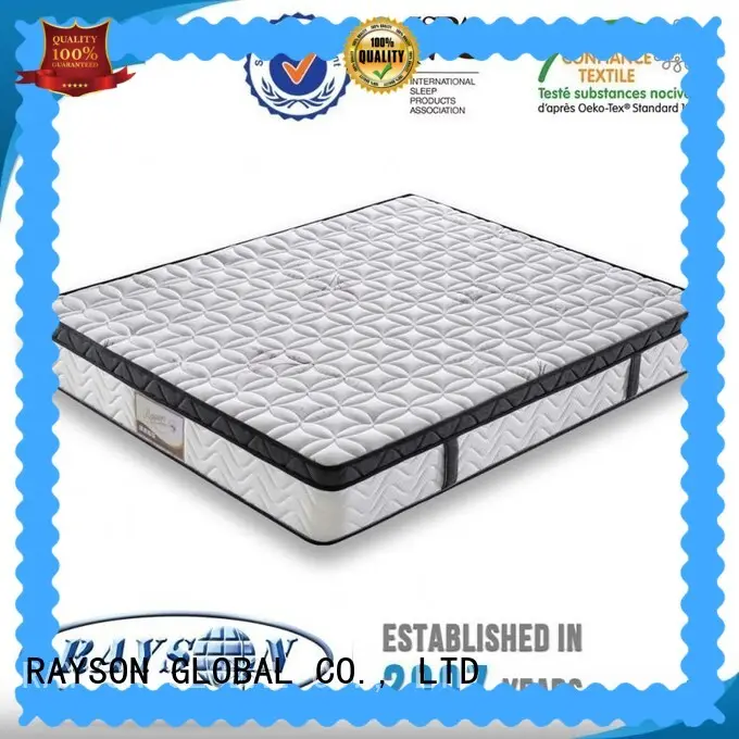 bonnell and memory sprung mattress super for hotel Rayson Mattress 1